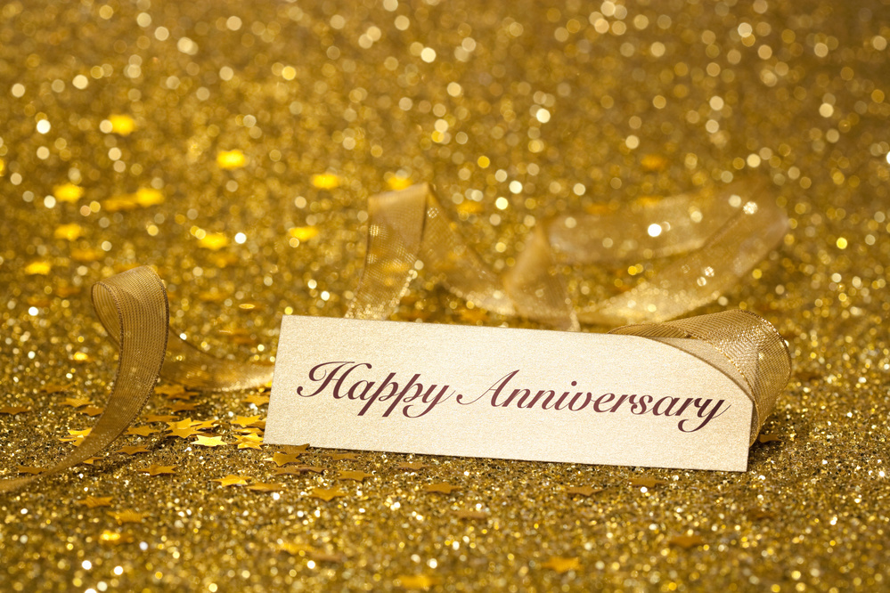 Happy Anniversary place card
